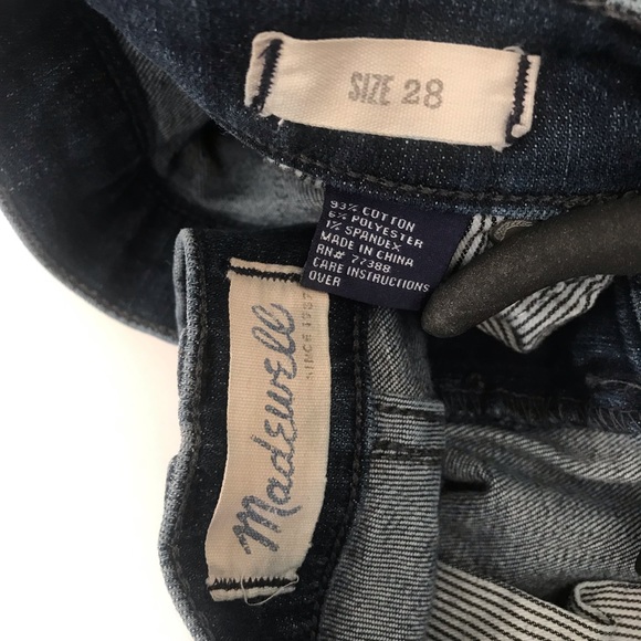 MADEWELL Women’s Denim Jeans Size 28 - Picture 3 of 7